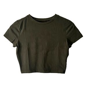 Wild Fable Cropped & Fitted T-Shirt